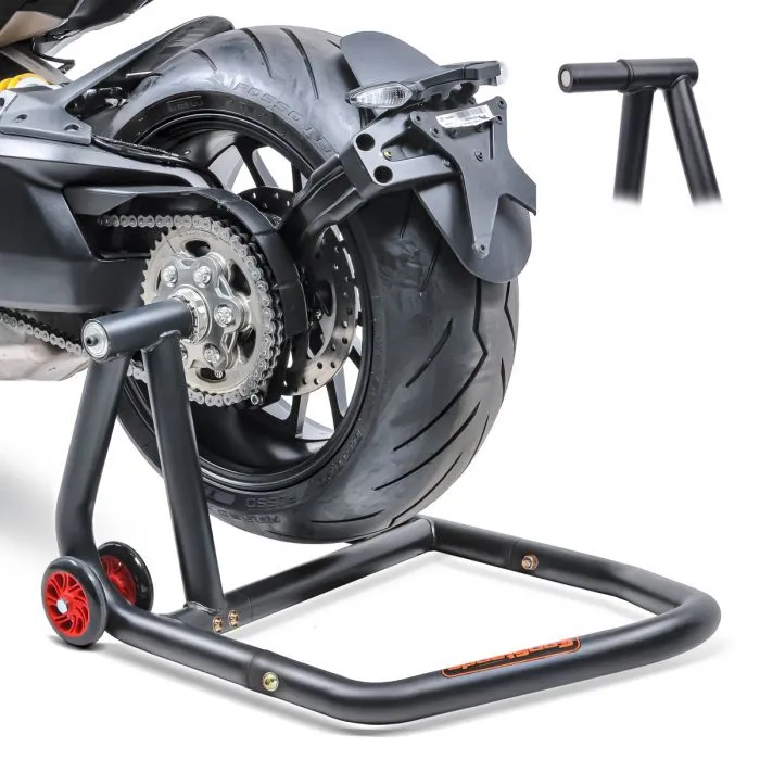 Motorrad Montagestander Hintennull